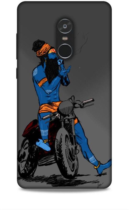MAPPLE Back Cover for Redmi Note 4 (Mahadev / Baba / Shiv Ji)  (Black, Hard Case, Pack of: 1)