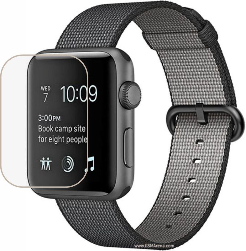 MMK Edge To Edge Tempered Glass for Apple Watch Series 2 Aluminum 42mm  (Pack of 1)