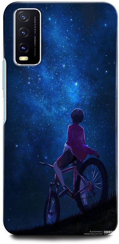 GRAFIQE Back Cover for Vivo Y12G V2068 GIRL, FLOWER, NATURE, CUTE, LOVELYN, CYCLE  (Multicolor, Shock Proof, Pack of: 1)