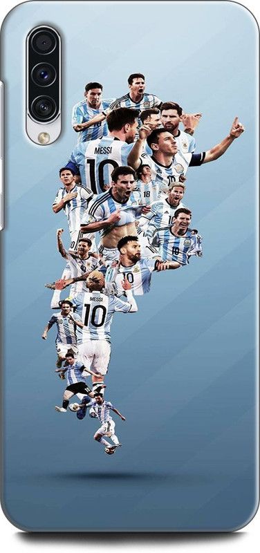 Afterglow Back Cover for SAMSUNG Galaxy A70 MESSI JERSEY, BARCELONA, FOOTBALL, MESSI, JERSEY, FOOTBALL  (Multicolor, Shock Proof, Pack of: 1)