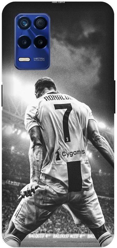 Bluvver Back Cover for Realme 8s 5G , RMX3381, Printed Cristiano Ronaldo CR-7 Back Cover  (Multicolor, Hard Case, Pack of: 1)