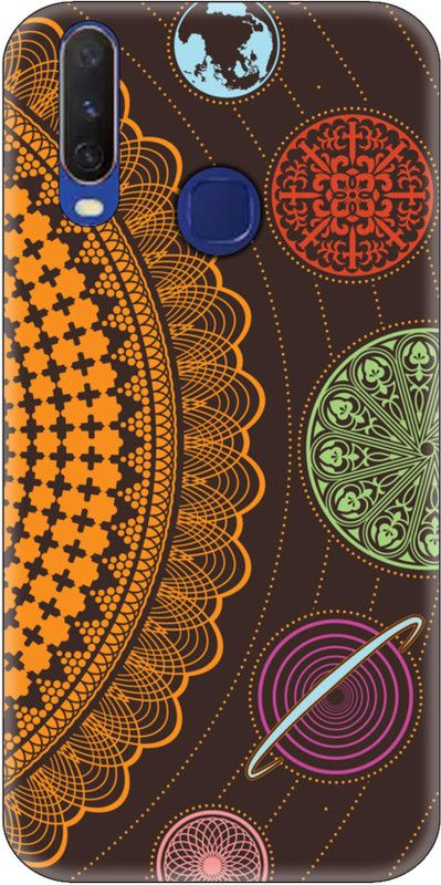 Smutty Back Cover for Vivo Y17, Vivo 1902 - Galaxy Print  (Multicolor, Hard Case, Pack of: 1)