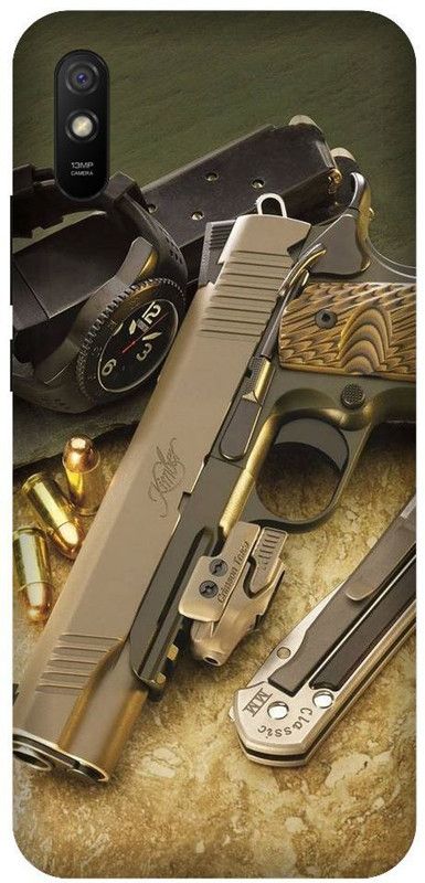 URCHIN Back Cover for Vivo Y90 Gun, Pistol, Bullet, Weapon  (Multicolor, Shock Proof, Pack of: 1)