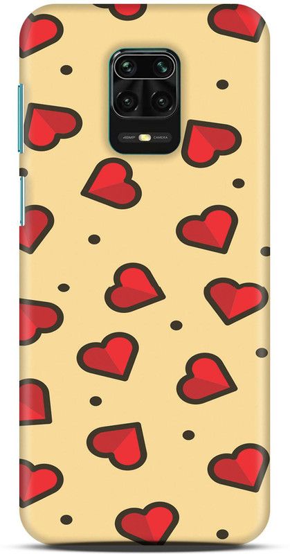 Sankee Back Cover for Redmi Note 9 Pro Max  (Red, Hard Case)