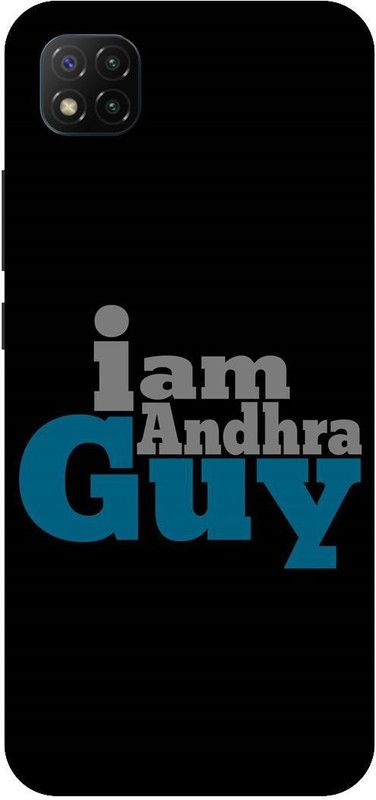 UMPRINT Back Cover for Poco C3/MZB07RJIN I Am Andhra Guy Printed Back Cover  (Multicolor, Hard Case)