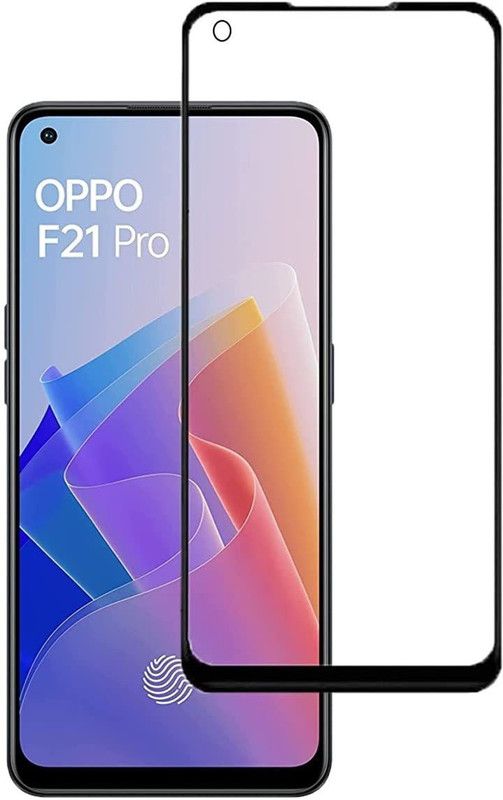 9H Edge To Edge Tempered Glass for Oppo F21 Pro 5G-11D  (Pack of 1)