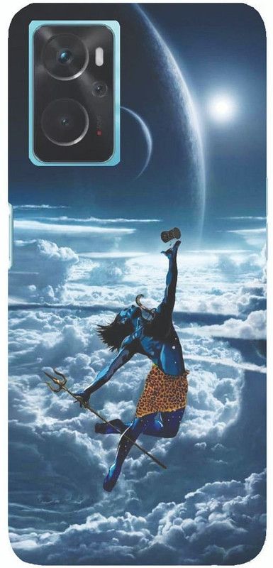 KIZIN Back Cover for OPPO K10  (Blue)