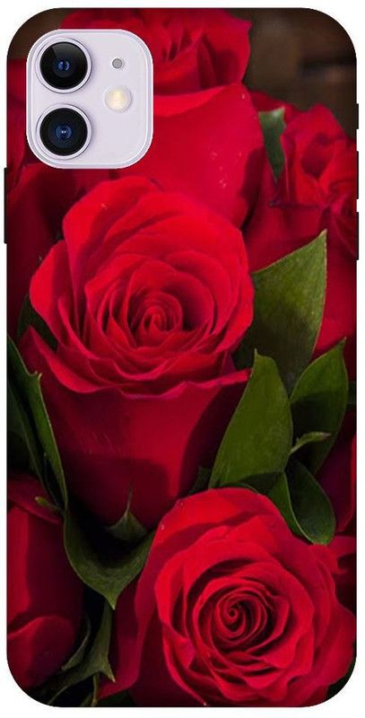BYXIS Back Cover for iphone 11 Rose, Roses, Red rose, Flower  (Multicolor, Shock Proof, Pack of: 1)