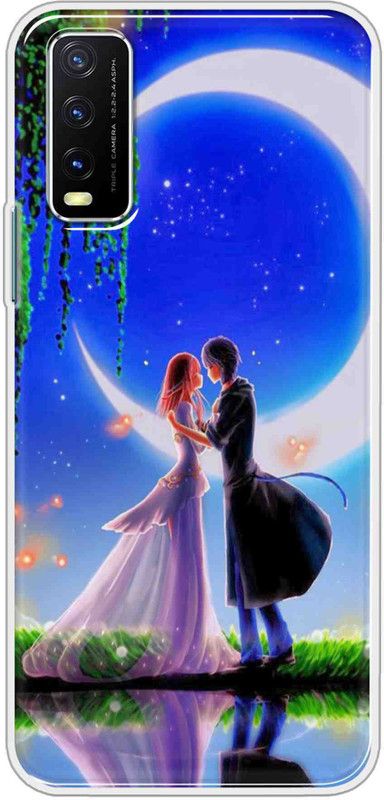IKC STORE Back Cover for VIVO Y20s  (Multicolor, Silicon, Pack of: 1)