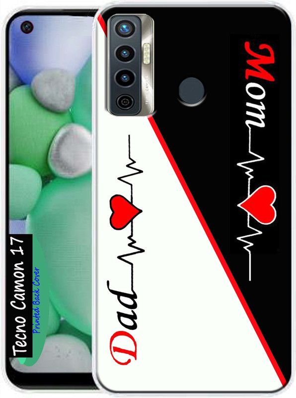 HEXAcase Back Cover for Tecno Camon 17, Tecno Camon 17 Back Cover  (Multicolor, Dual Protection, Silicon, Pack of: 1)
