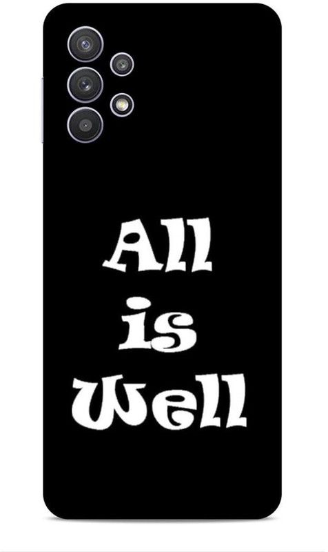 Keviv Back Cover for Samsung Galaxy A32,  (Black, White)