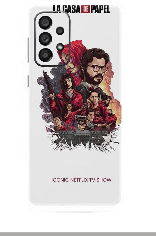 CLAXA La Casa De Papel For Samsung A73 5G Back Skin Guard, Samsung A73 5G Mobile Skin  (La Casa De Papel Vinyl in Matte Finish)