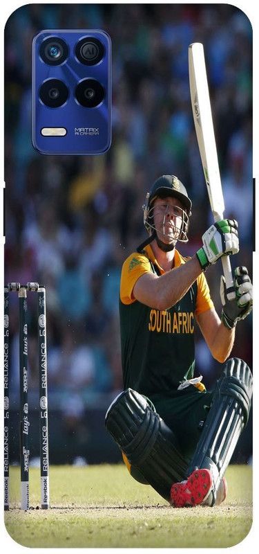 Bluvver Back Cover for Realme 8s 5G , RMX3381, Printed AB de Villiers Back Cover  (Multicolor, Hard Case, Pack of: 1)