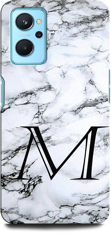 ORBIQE Back Cover for OPPO A76 M, M LETTER, M ALPHABET, DESIGN  (Multicolor, Hard Case, Pack of: 1)
