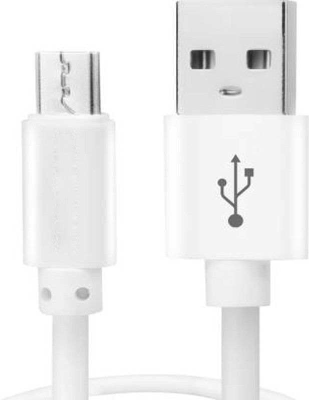 NUKAICHAU Micro USB Cable 1 m DC109  (Compatible with Mobile, Tablet, Speaker, Headphone, Charger, White 3, One Cable)