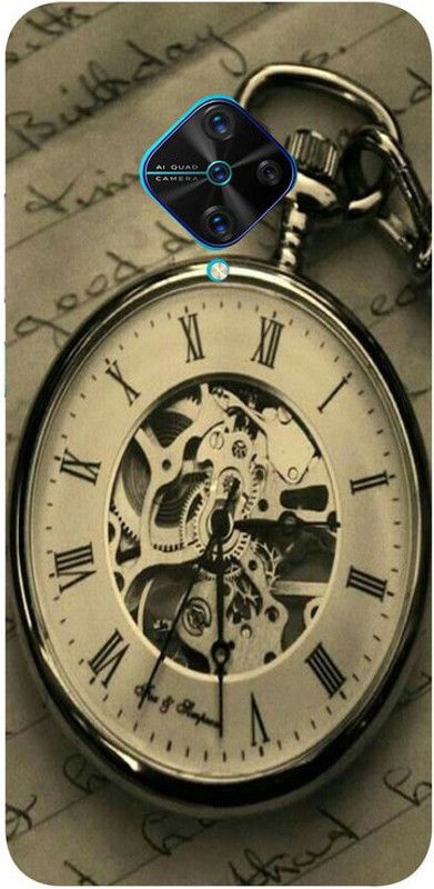 Skyhawk Back Cover for Vivo S1 Pro Pocket Clock  (Multicolor, Waterproof, Silicon, Pack of: 1)