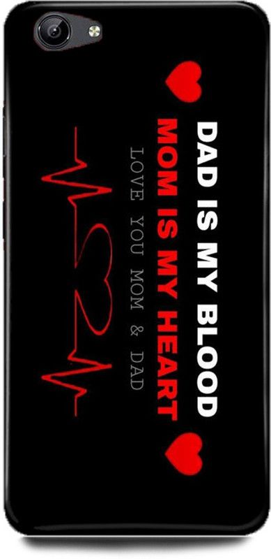 DIKRO Back Cover for vivo Y81i, 1812, MOM, DAD, MOTHER, FATHER, LOVE  (Multicolor, Hard Case, Pack of: 1)