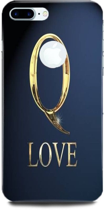Dimora Back Cover for APPLE iPhone 7 Plus, Q letter Q alphabet Q love Q name  (Multicolor, Hard Case, Pack of: 1)