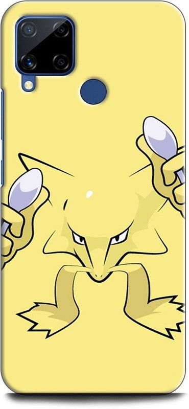 Afterglow Back Cover for Realme C15 POKEMON KADABRA, ANIME, KADABRA, POKEMON  (Multicolor, Shock Proof)