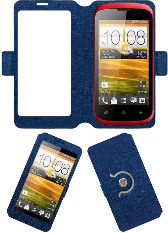 ACM Flip Cover for Bq S35  (Blue, Cases with Holder, Pack of: 1)