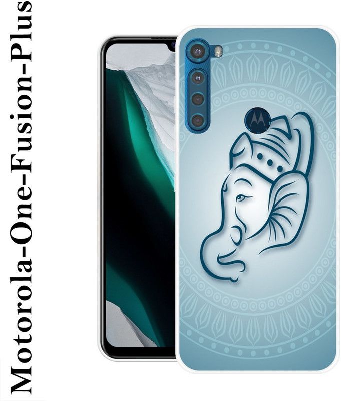 PALWALE BALAJI Back Cover for Motorola One Fusion Plus  (Blue, Grip Case, Silicon)