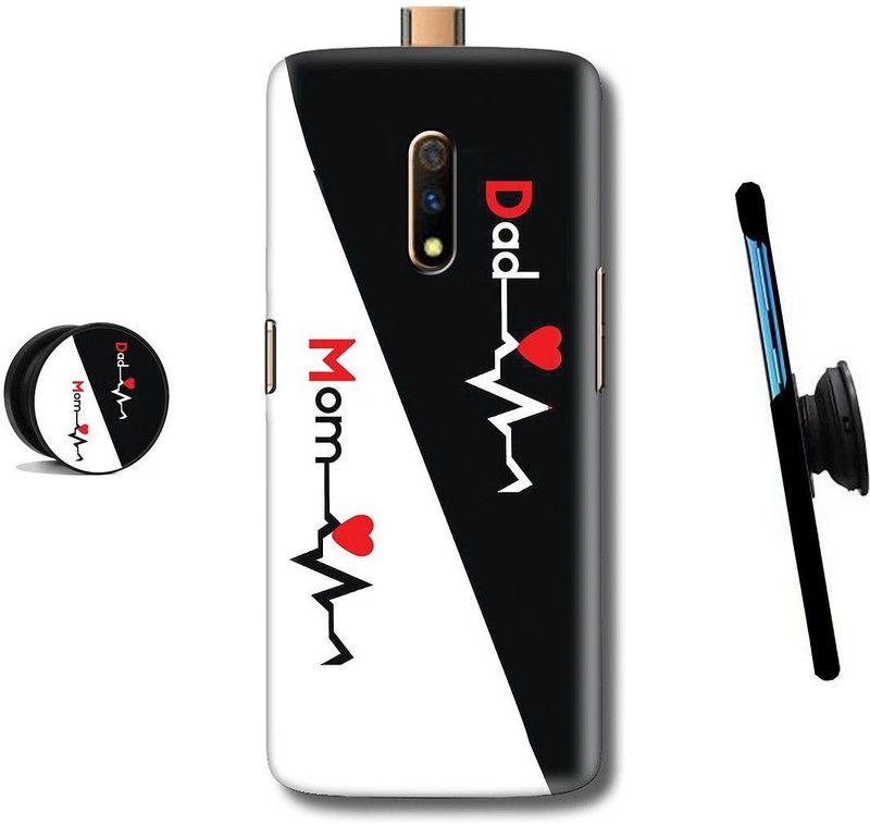 MY SWAG Back Cover for Realme X  (White, Black, Cases with Holder)