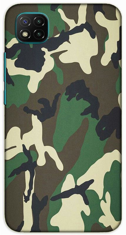 iprinto Back Cover for Poco C3 Indian Army Back Cover  (Multicolor, Hard Case, Pack of: 1)