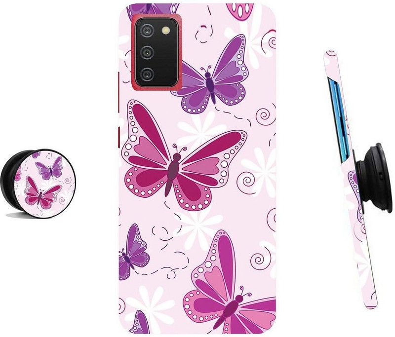 HELLO CASE Back Cover for Samsung Galaxy A03s, Samsung Galaxy A02s, Samsung Galaxy M02s, Samsung Galaxy F02s  (Pink, Purple)