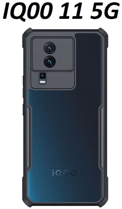 VDAT Back Cover for iQOO Neo 7 5G, iQOO Neo 7, iQ00 Neo 7 5G, (ip)  (Black, Shock Proof, Pack of: 1)