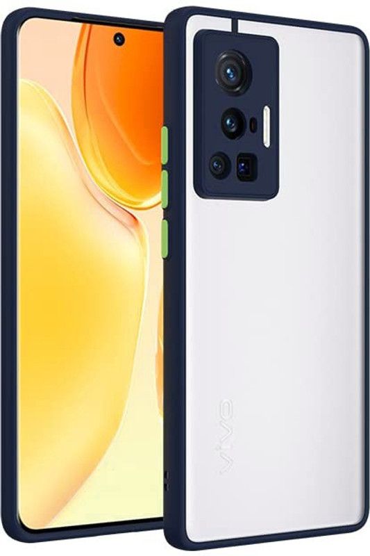 ASMANTIC Back Cover for Vivo X70 Pro  (Blue, Pack of: 1)
