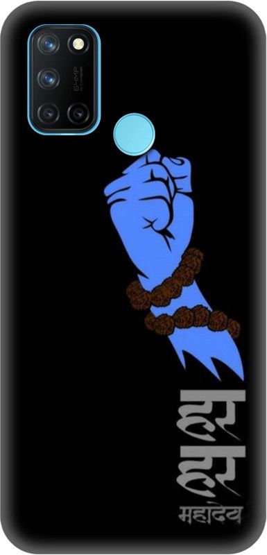 #Uncultured Back Cover for Realme 7i  (Black, Blue, Hard Case, Pack of: 1)