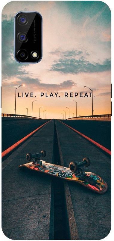 Bluvver Back Cover for Realme Narzo 30 Pro, RMX2117, Printed Skating Back Cover  (Multicolor, Hard Case, Pack of: 1)
