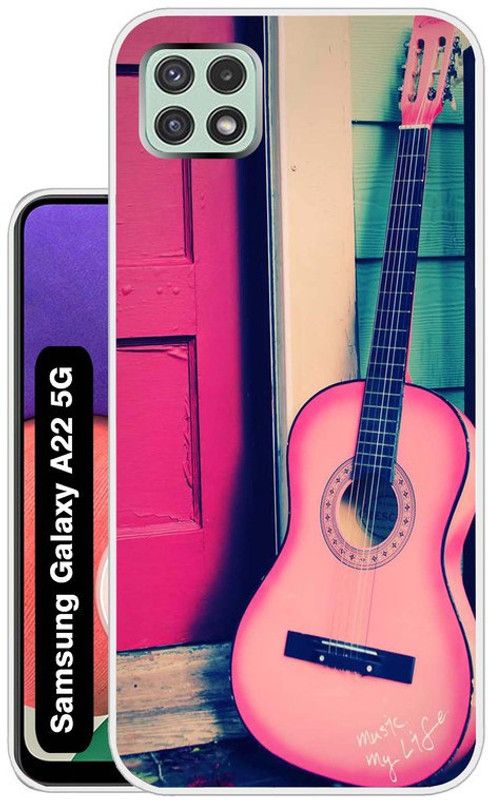 Case Club Back Cover for Samsung Galaxy A22 5G  (Pink, Grip Case, Silicon, Pack of: 1)