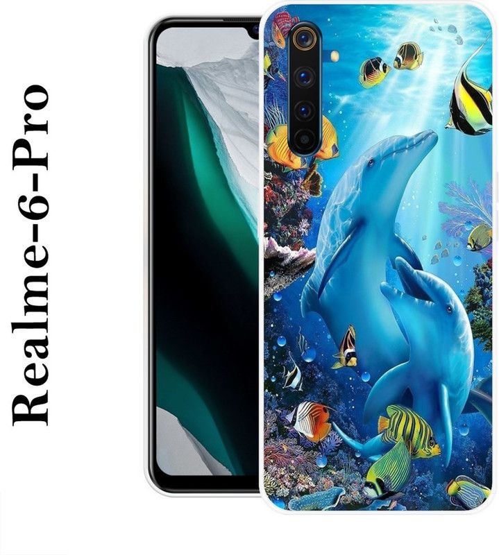KLC Back Cover for Realme 6 Pro  (Multicolor, Silicon)
