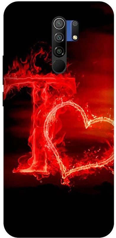URCHIN Back Cover for Redmi 9 prime T letter, Letter T, T word, T name, t  (Multicolor, Shock Proof, Pack of: 1)