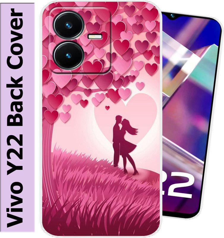 Tokito Back Cover for Vivo Y22  (Multicolor, Flexible, Silicon, Pack of: 1)