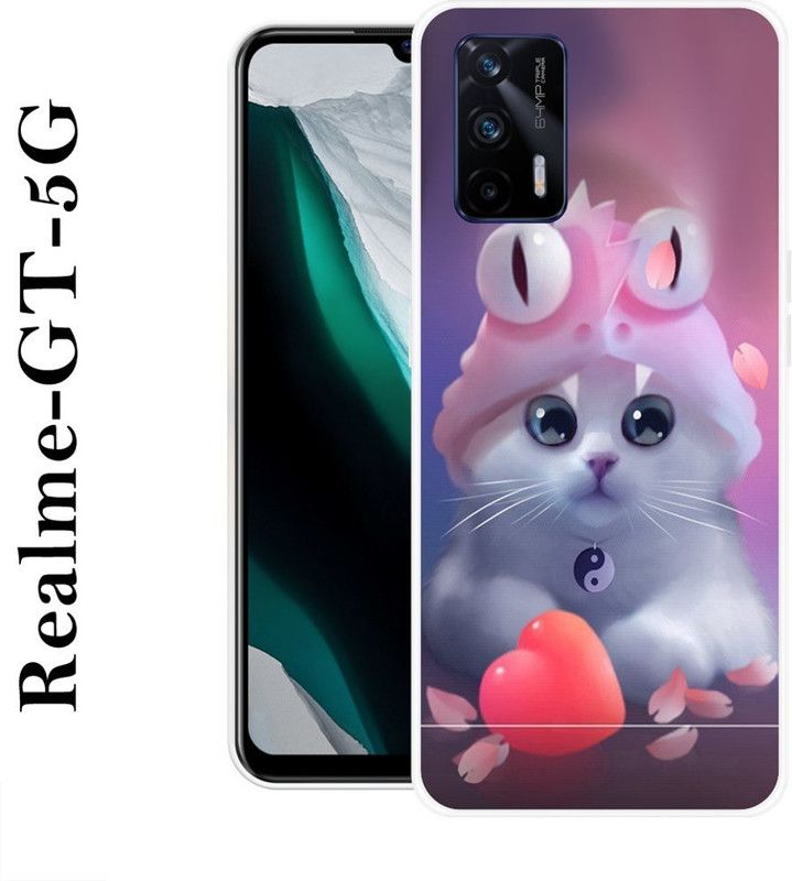 REDFLY Back Cover for Realme GT 5G  (Multicolor, Silicon)
