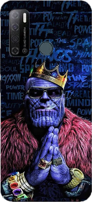 METOO Back Cover for Tecno LC8, LC 8, Thanos Design Back Cover, Tecno LC8, LC 8 back cover Print : 95  (Multicolor, Dual Protection, Silicon)