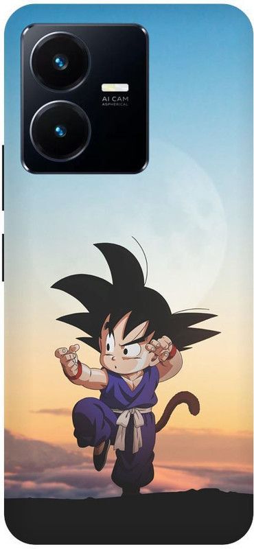URCHIN Back Cover for Vivo Y22S Goku-Dragon-Ball-Z-Anime-Dragon-Vegeta-273174  (Multicolor, Shock Proof, Pack of: 1)