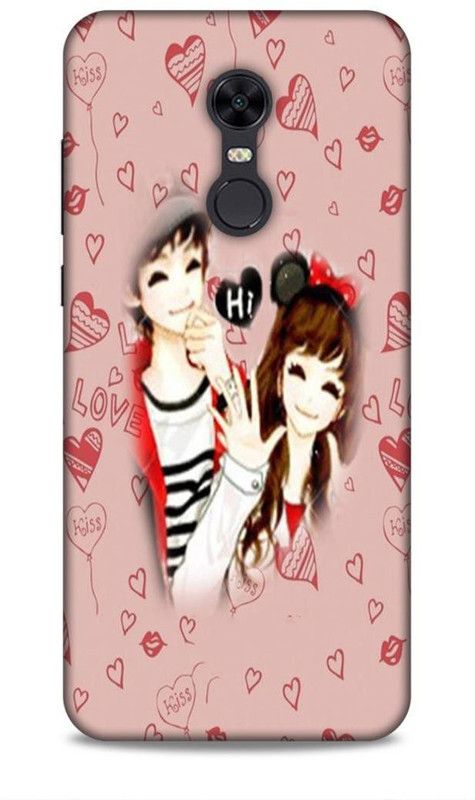 Keviv Back Cover for Mi Redmi Note 5  (Pink, 3D Case)