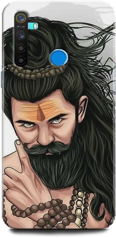 INDICRAFT Back Cover for Realme 5 Pro / RMX1971 BHOLENATH, SHIVJII, MAHADEV, SHIVA, GOD  (Multicolor, Hard Case, Pack of: 1)