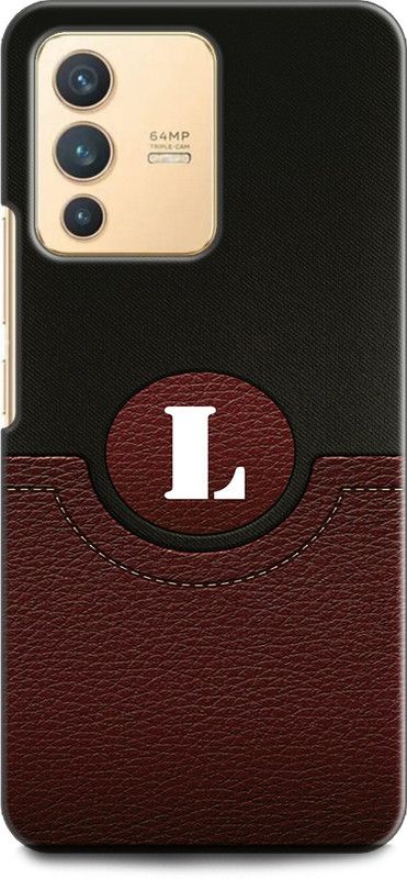 Wall Art Back Cover for Vivo V23 (5G) L, L LETTER, L NAME, L ALPHABET, ALPHABET  (Multicolor, Dual Protection, Pack of: 1)