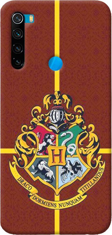 SP KING Back Cover for REDMI NOTE 8  (Red, 3D Case)