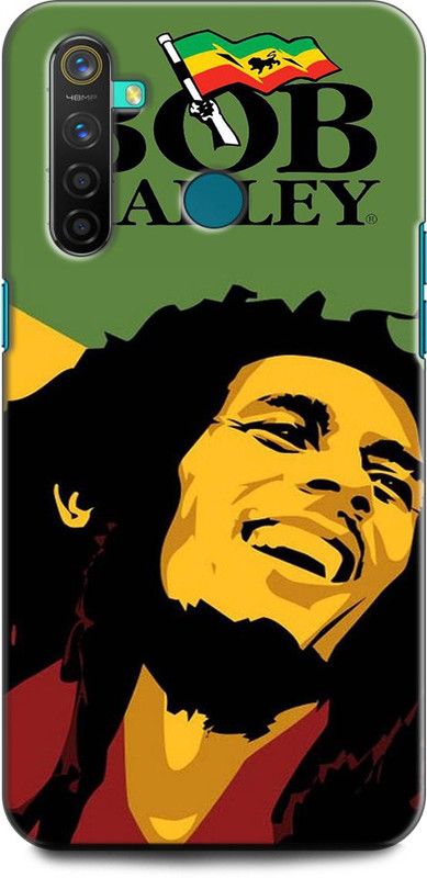 INDICRAFT Back Cover for Realme 5 Pro, RMX1971 BOB MARLEY, JAMAICA, LEGEND, REGGAE, MUSIC  (Multicolor, Shock Proof, Pack of: 1)