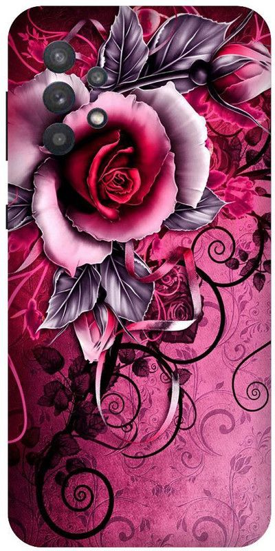 itrusto Back Cover for SAMSUNG Galaxy A32 , SAMSUNG Galaxy A32 Flower Pattern BACK COVER  (Multicolor, Hard Case, Pack of: 1)