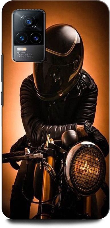 GRAFIQE Back Cover for VIVO V21E 4G BIKE, BULLET, RIDE, RIDER, ROYAL ENFIELD, BOY  (Multicolor, Shock Proof, Pack of: 1)