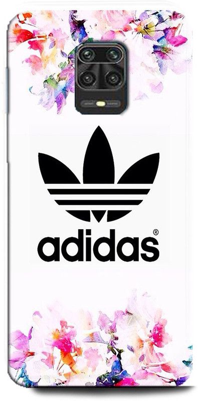 WallCraft Back Cover for Poco M2 Pro, ADIDAS, ADIDAS SYMBOL, ADIDAS LOGO, ADIDAS SIGN, FLOWERS  (Multicolor, Dual Protection, Pack of: 1)