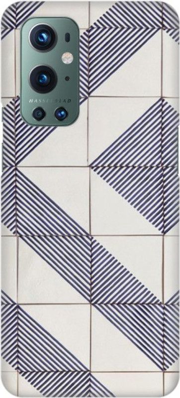 COBIERTAS Back Cover for Oneplus 9 PRO  (Blue, White, Hard Case, Pack of: 1)
