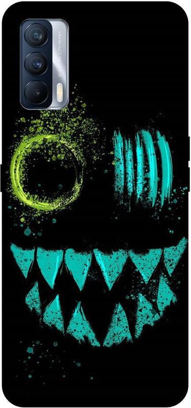 URCHIN Back Cover for Realme X7 ghost, neon, cool, logo, game, trap, trand  (Multicolor, Shock Proof, Pack of: 1)
