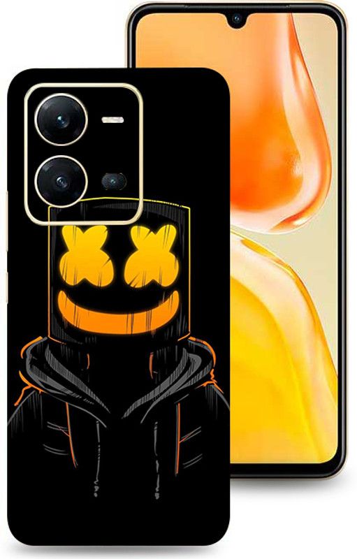 SkinoMania Vivo V25-5G Mobile Skin  (Multicolor Black Marshmello)